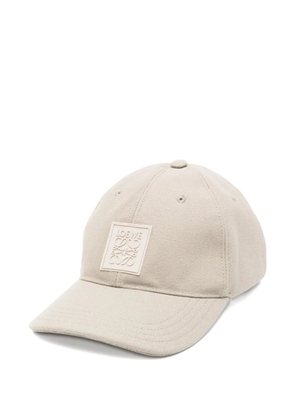 LOEWE logo-patch baseball cap - Grey