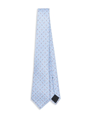 Gucci monogram tie - Blue