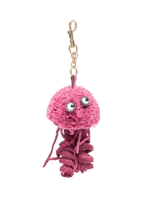 Anya Hindmarch Jellyfish pom-pom bag charm - Pink