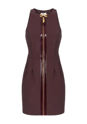 Elisabetta Franchi sleeveless mini dress - Brown