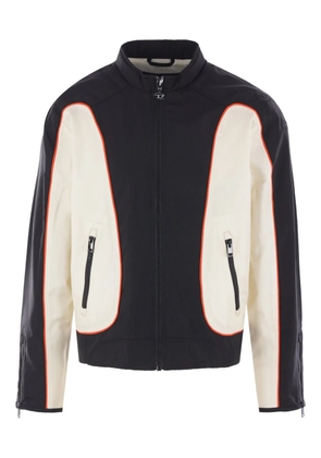 Diesel panelled zip-front biker jacket - Black