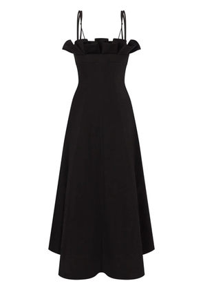 Philosophy Di Lorenzo Serafini ruffle-detail midi dress - Black
