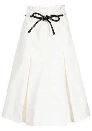 3.1 Phillip Lim Origami high-waisted midi skirt - White