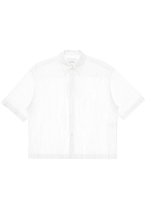 Studio Nicholson cotton boxy shirt - White