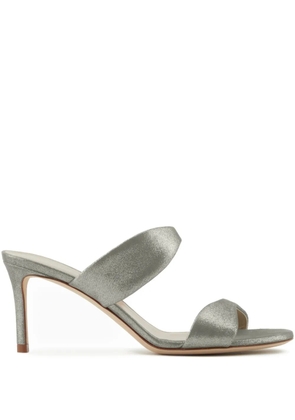 Giorgio Armani 70mm suede sandals - Silver