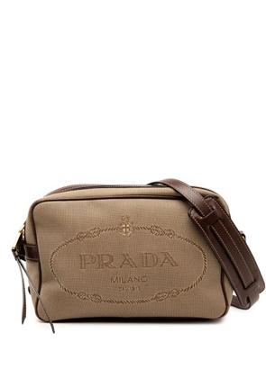 Prada Pre-Owned 2013-2025 Canvas Canapa Logo crossbody bag - Brown