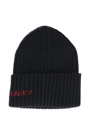 Ruslan Baginskiy ribbed logo beanie - Black