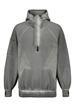ISO.POETISM distressed hoodie - Grey