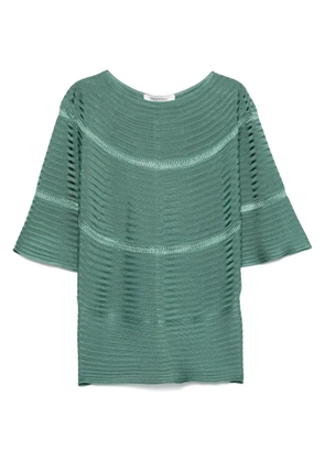 Valentino Garavani Pre-Owned 2000s ribbed-knit top - Green