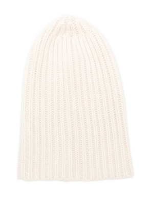 HURRAY cashmere beanie hat - Neutrals