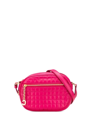 Celine Pre-Owned 2019 Quilted Calfskin C Charm crossbody bag - Pink