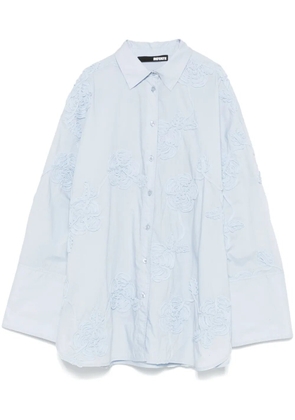 ROTATE BIRGER CHRISTENSEN flower shirt - Blue
