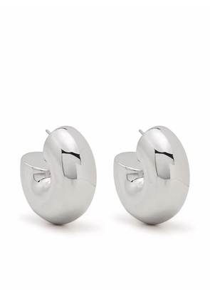Uncommon Matters Beam chunky hoop earrings - Silver