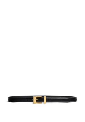 KHAITE Manhattan leather belt - Black