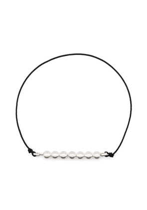 Le Gramme beaded cord bracelet - Silver