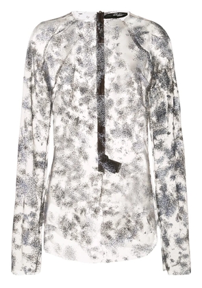 Paula Knorr sheer detail blouse - White