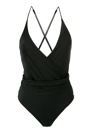 Brigitte Tati wrap one-piece - Black