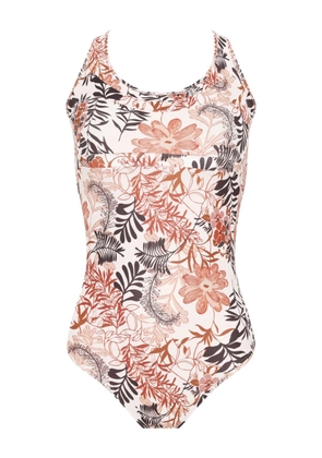 Amir Slama floral-print swimsuit - White