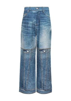 Andersson Bell patchwork panelled jeans - Blue