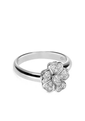 LEO PIZZO 18kt white gold Flora diamond ring - Silver