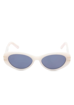 Christian Dior Pre-Owned 2020s Signature b8u geometric sunglasses - White
