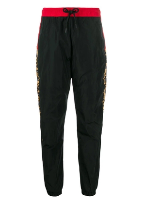 COUNTY OF MILAN leopard-print track pants - Black