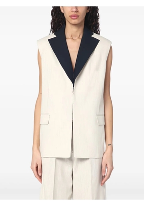 Erika Cavallini Davide waistcoat - Neutrals