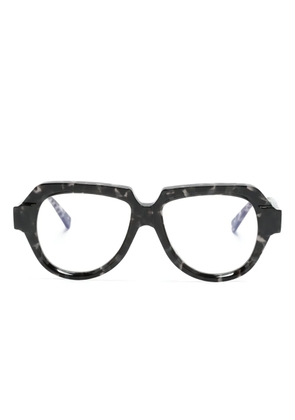 Kuboraum K37 pilot-frame glasses - Black