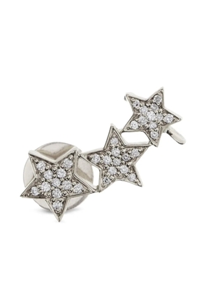 ALINKA 18K white gold Tripple Star diamond earring - Silver