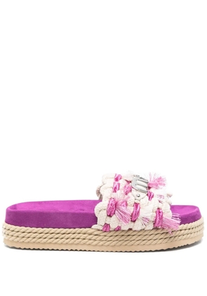 Mou Monoband sandals - Purple