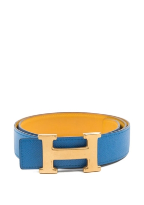 Hermès Pre-Owned 1996 Constance bicolor belt - Blue