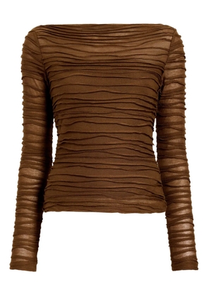 Proenza Schouler White Label Paloma top - Brown