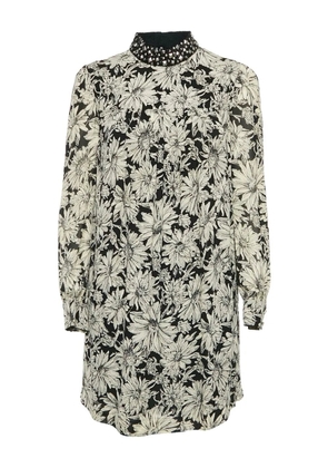 Saint Laurent Pre-Owned 2023 floral-print dress - Black