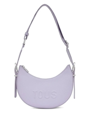 TOUS medium embossed-logo shoulder bag - Purple