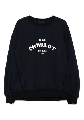 SONGZIO Charlot Paris painter sweatshirt - Blue