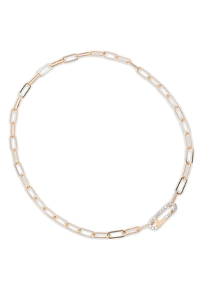 ALINKA 18K rose gold diamond Linka link-chain necklace - Pink