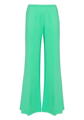 Forte Forte wide-leg crepe trousers - Green