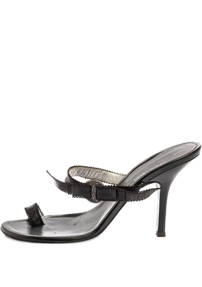 Roberto Cavalli Vintage 100mm Pre-owned toe-ring sandals - Black
