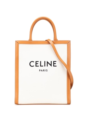 Celine Pre-Owned 2020 Small Canvas Vertical Cabas satchel - Brown