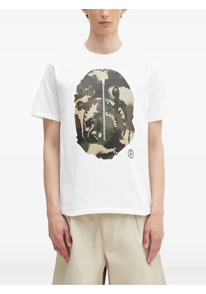 A BATHING APE® printed T-shirt - White