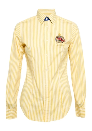 Polo Ralph Lauren Vintage striped embroidered shirt - Yellow