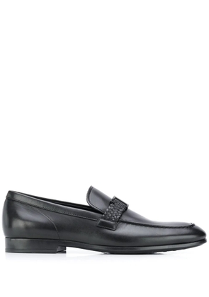 Tod's T-buckle leather loafers - Black
