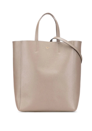 Celine Pre-Owned 2019 Small Grained Calfskin Vertical Cabas satchel - Brown