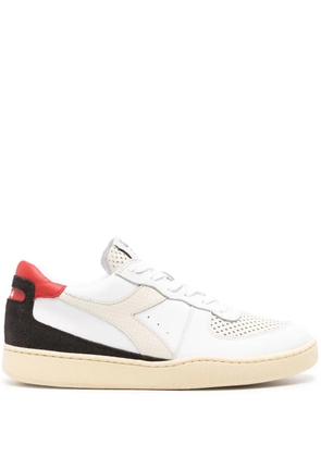 Diadora Basket panelled sneakers - White