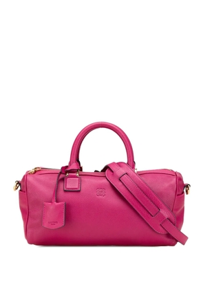Loewe Pre-Owned 2009 Anagram Leather satchel - Pink
