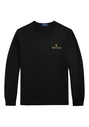 Polo Ralph Lauren logo-detail long-sleeve T-shirt - Black