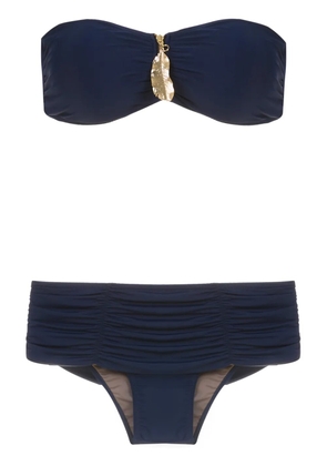 Brigitte sleeveless bikini set - Blue