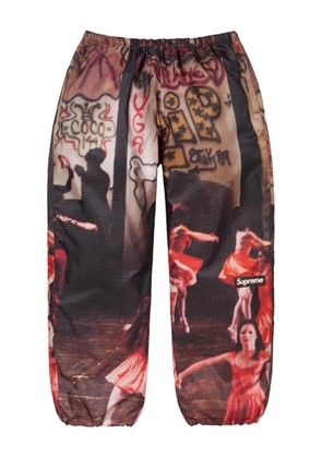 Supreme reflective ripstop track pants - Brown