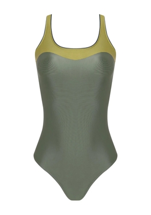 Lygia & Nanny seam-details swimsuit - Green