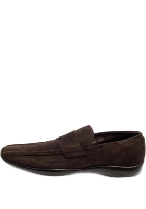Prada Pre-Owned 2023 suede loafers - Brown